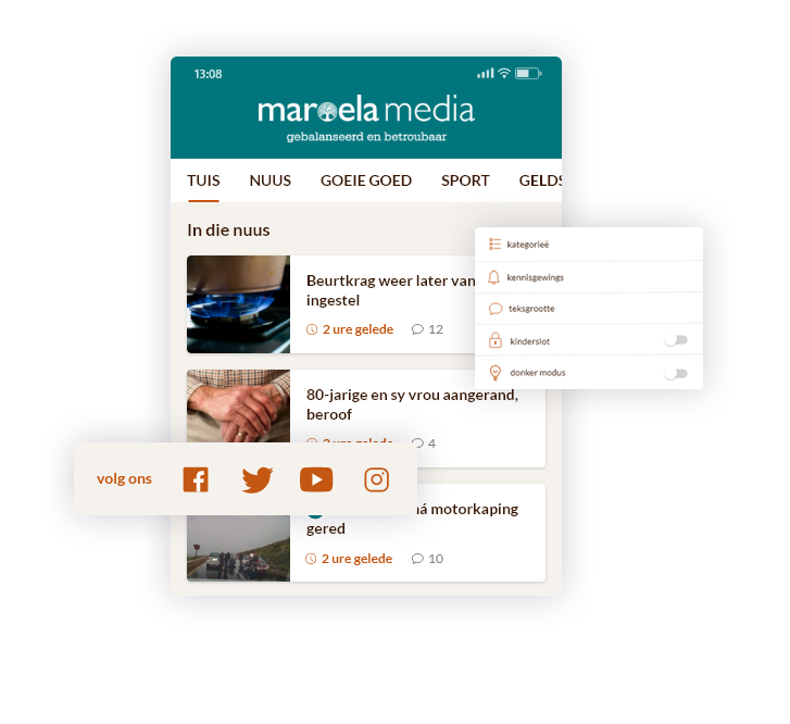 Maroela Media App