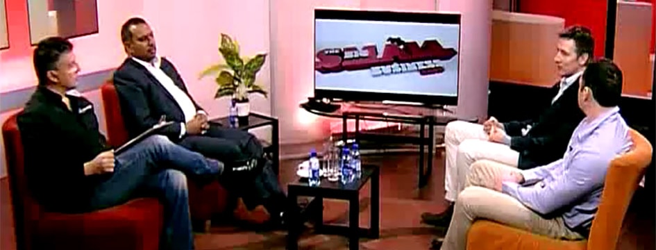 Warp Development founders on Business Day TV in 2014