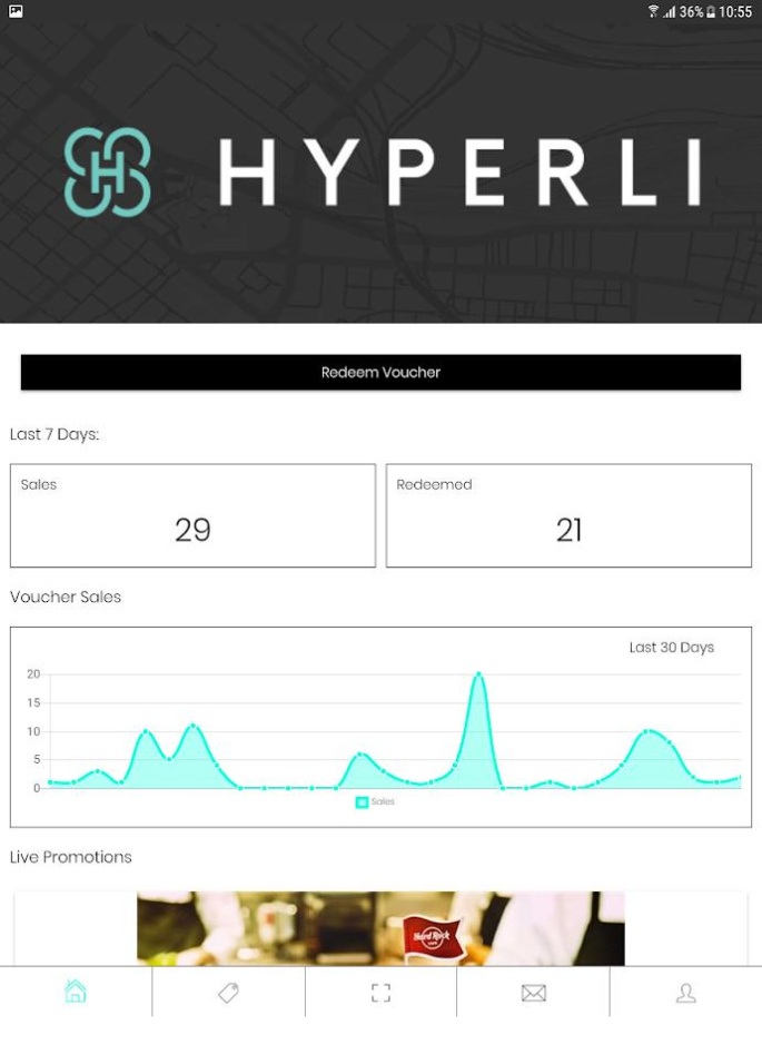 Hyperli - a coupon website and app.