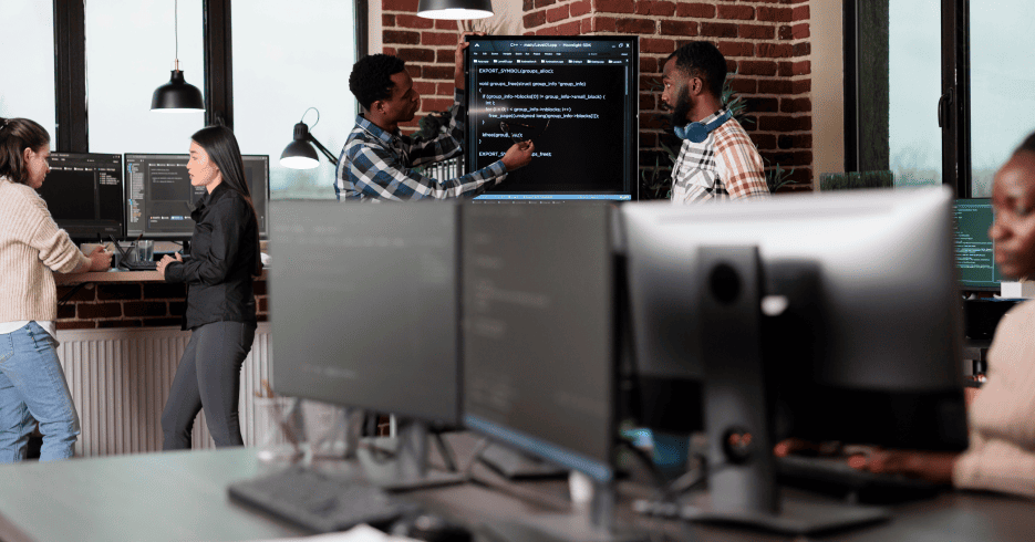 software developers collaborating